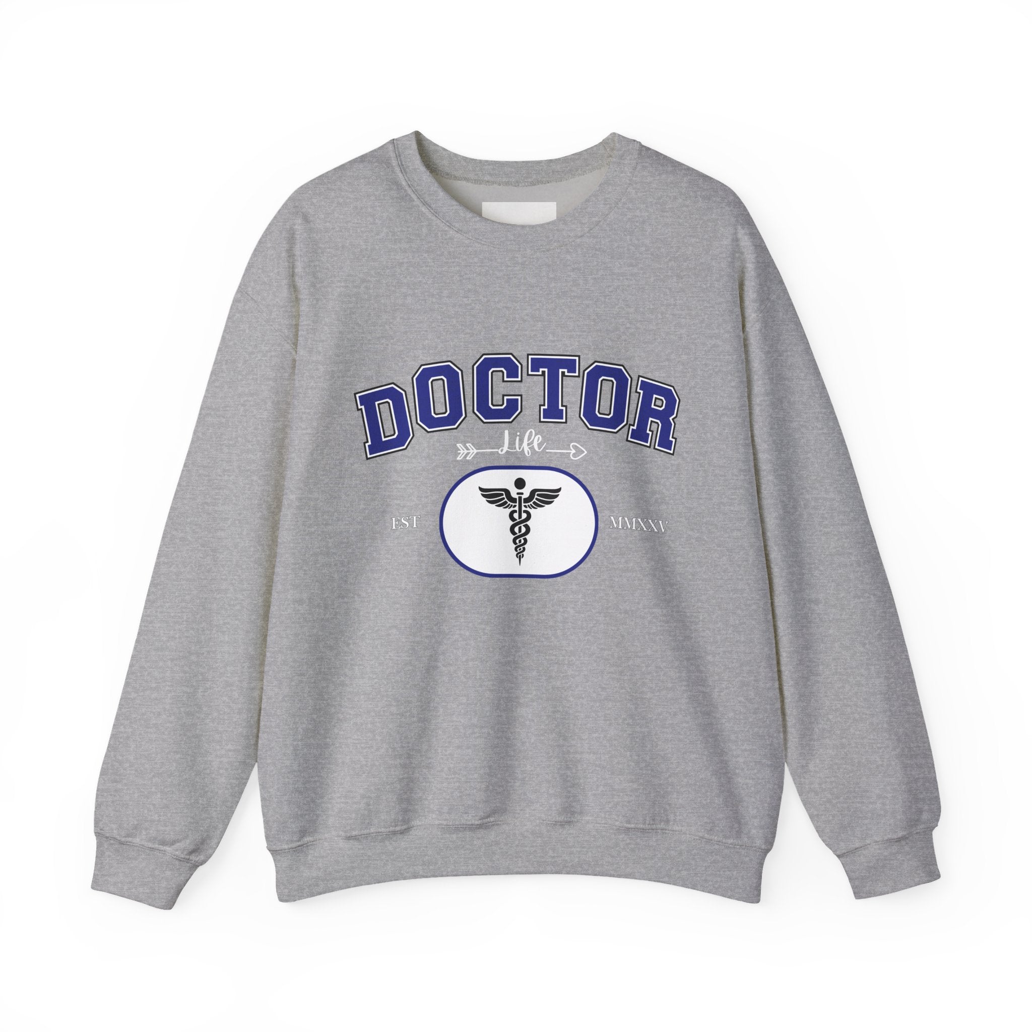 Doctor Graphic Crewneck Sweatshirt | Cozy Gift for Healthcare Workers, Nurse Appreciation, Medical Student Hoodie, Everyday Comfort Wear