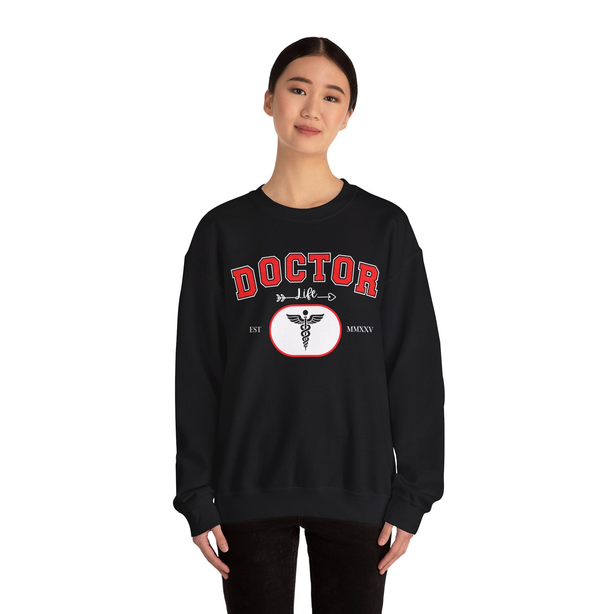 Doctor Crewneck Sweatshirt, Unisex Sweatshirt, Medical Gift, Graduation, Nurse Appreciation, Healthcare Apparel, Cozy Gift