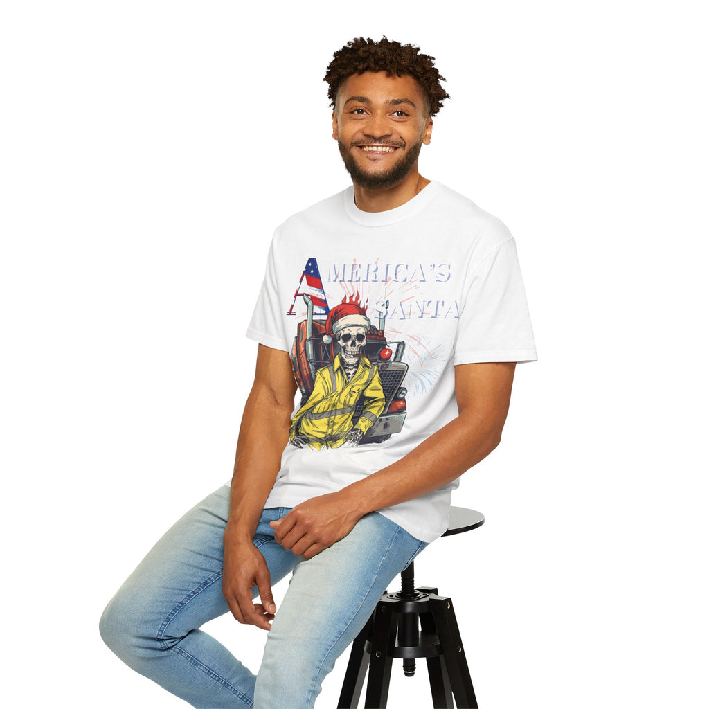 America's Santa Graphics Unisex Trucker tee Tee, Vintage Style T-Shirt, Halloween Costume, Christmas Gift, Unisex Apparel, Trendy Graphic Tee, [...]