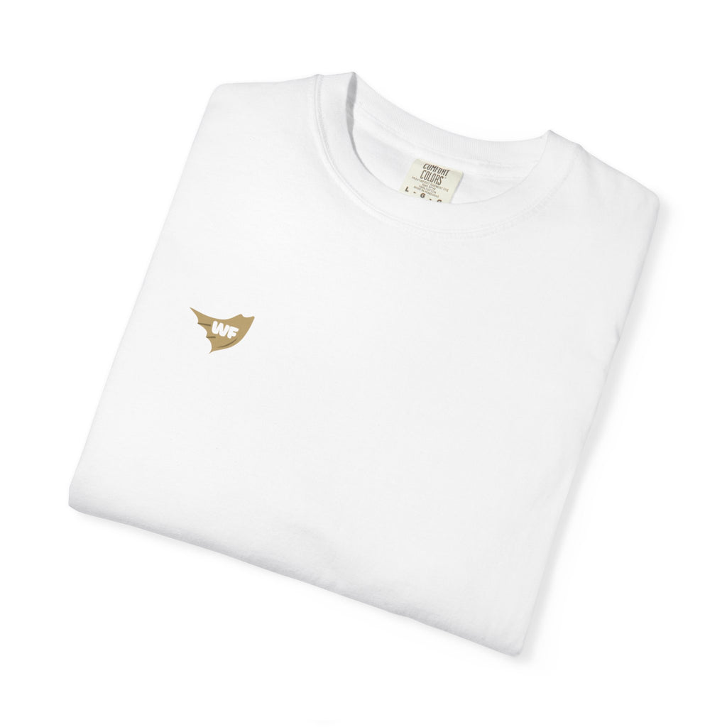 Unisex Garment-Dyed T-shirt, Cool Grunge Tee for Truckers, Left Lane Lunatic Graphic T-shirt, Vintage Style Gift, Halloween Apparel