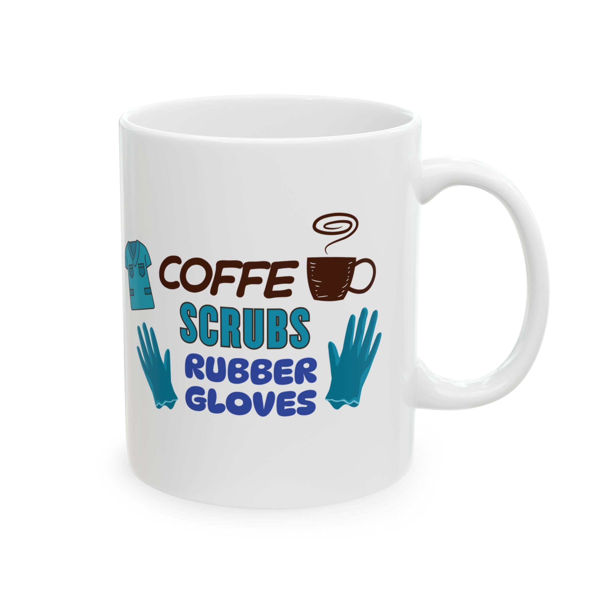 Colorful Healthcare/Medical Crew Ceramic Mug - Perfect for Gifts, Home Decor, Coffee Lovers, Cleaning Enthusiasts, Unique Kitchenware