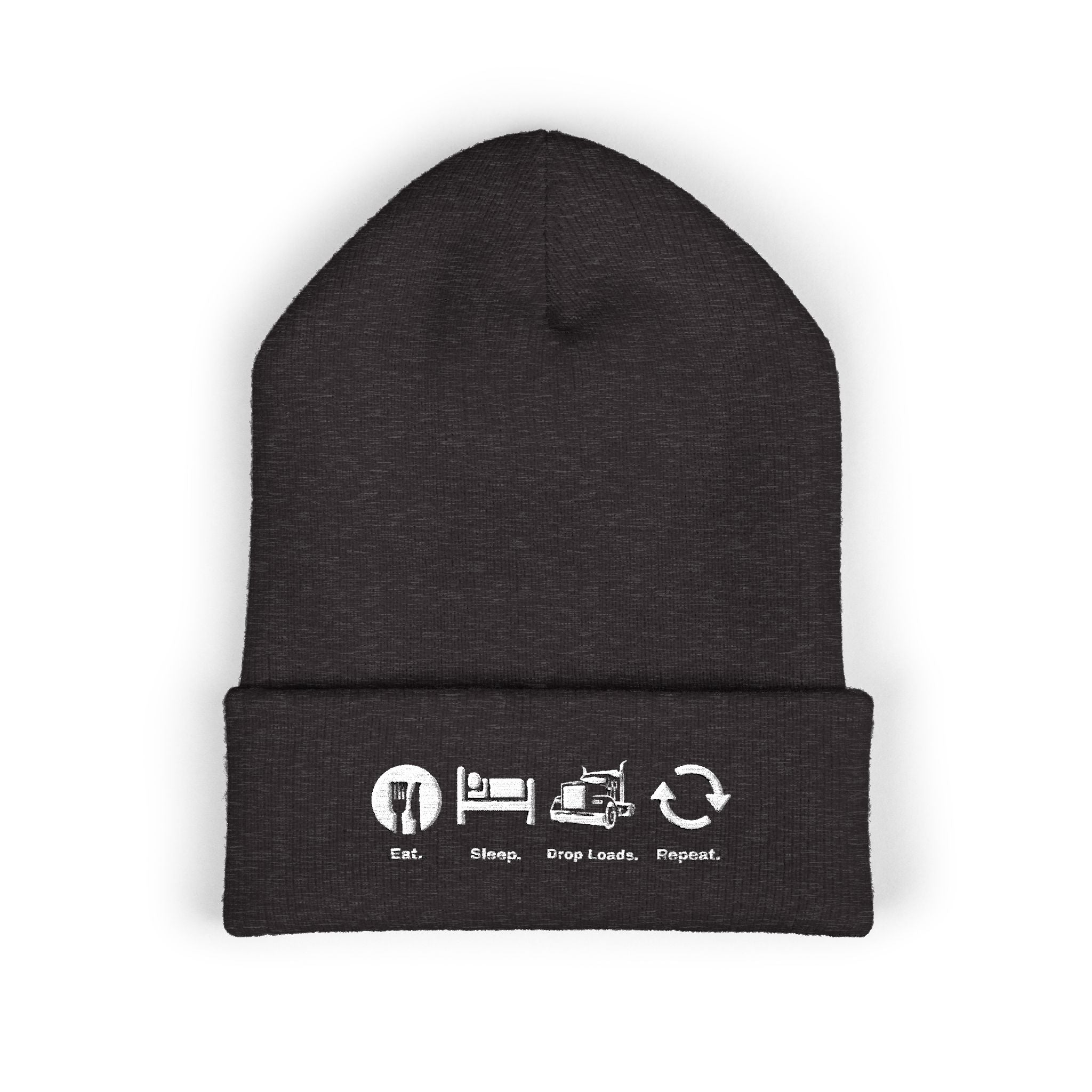 Embroidered Truck Driver Beanie