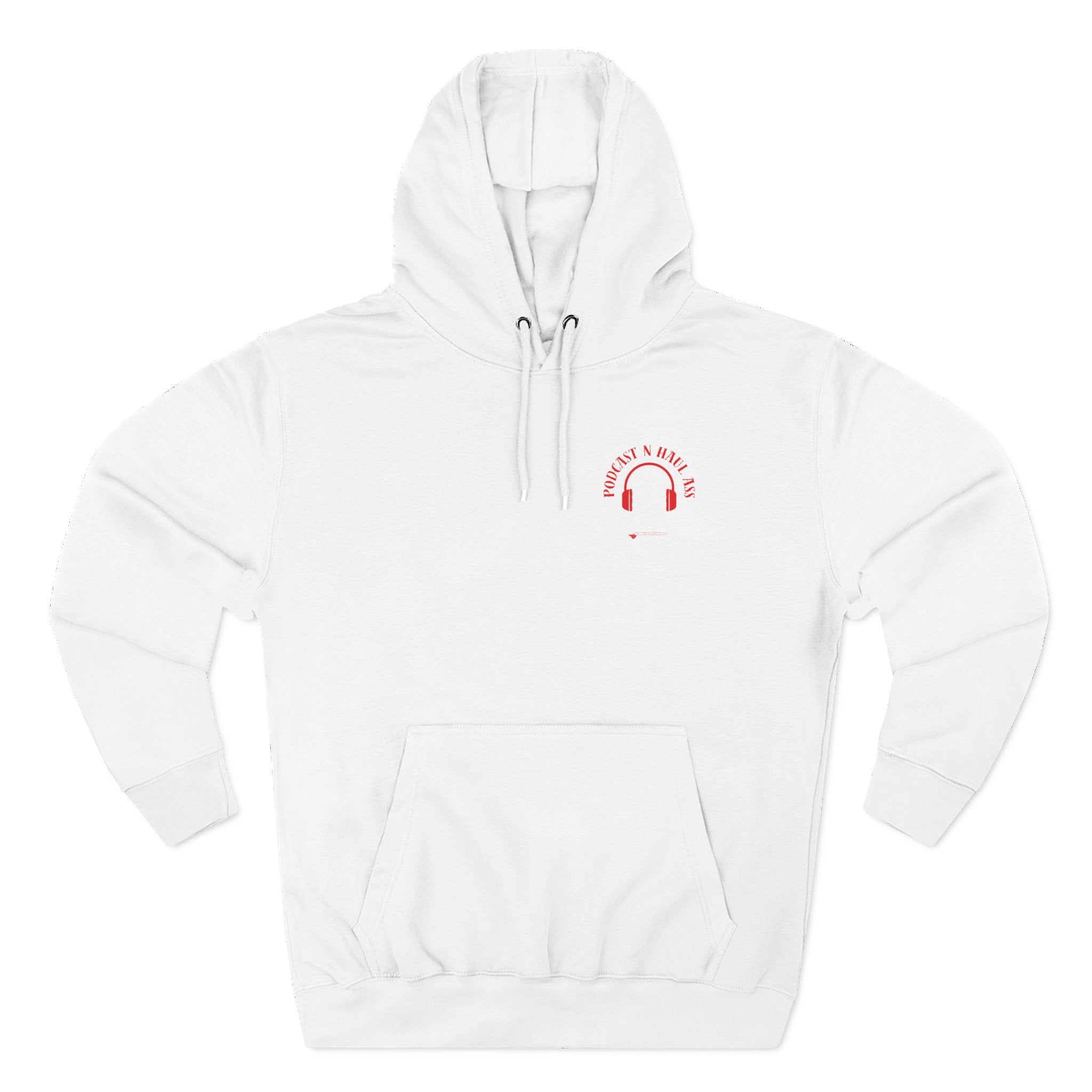 Trucking Podcast Haul Ass Fleece Hoodie, Cozy Streetwear, Gift for Podcast Lovers, Casual Wear, Trendy Hoodie, Comfortable Layer