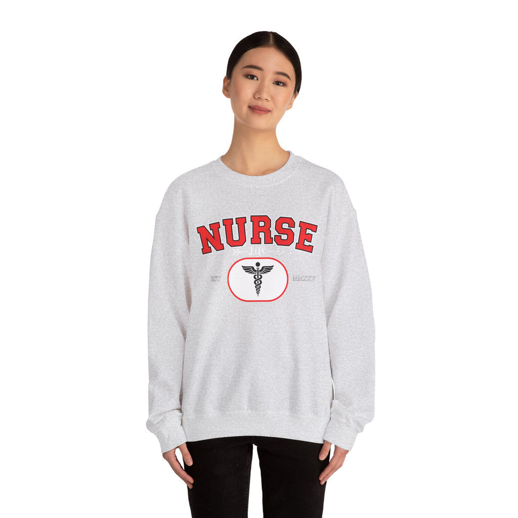 Nurse Sweatshirt | Cozy Crewneck for Healthcare Heroes, Gift for Nurses, Medical Apparel, Nurse Appreciation Week, Graduation Gift