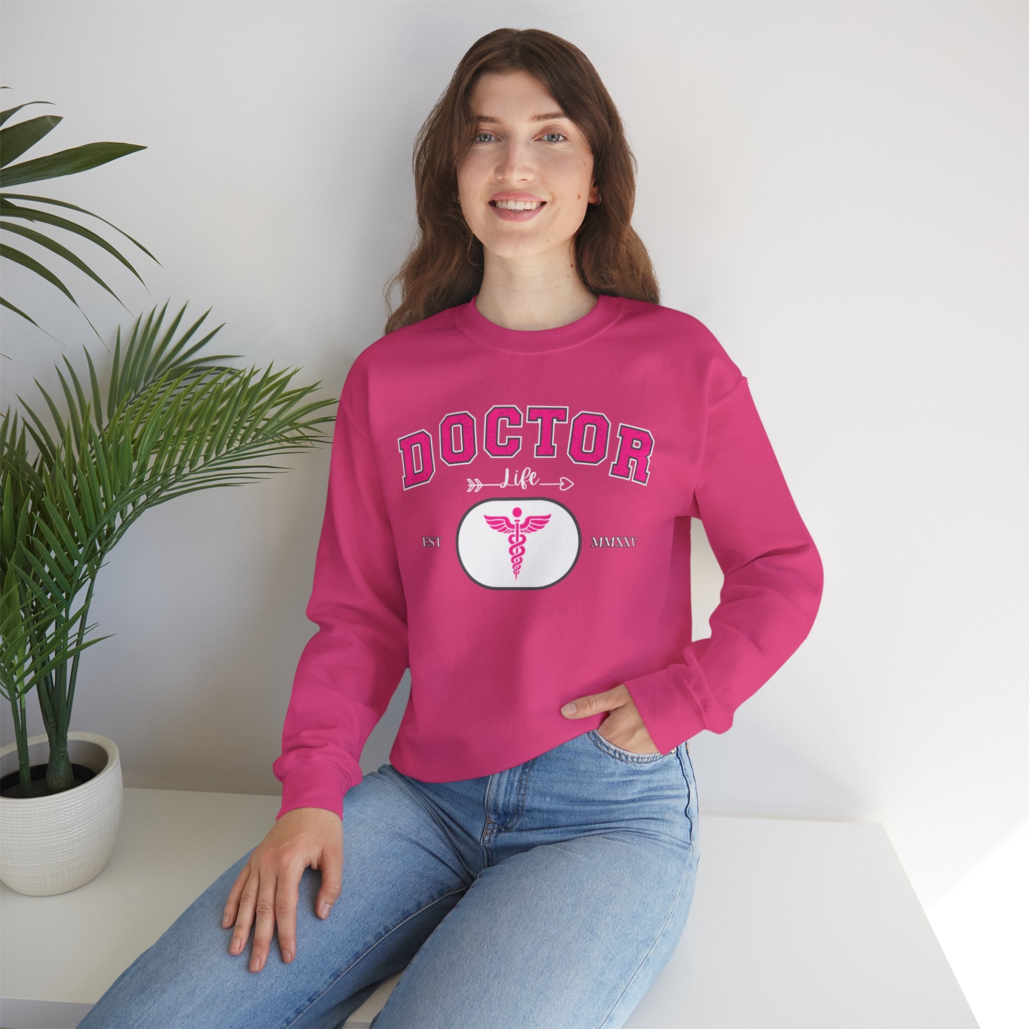 Cute Doctor Sweatshirt, Unisex Crewneck for Medical Professionals, Gift for Healthcare Workers, Funny Nursing Apparel, Cozy Medical [...]