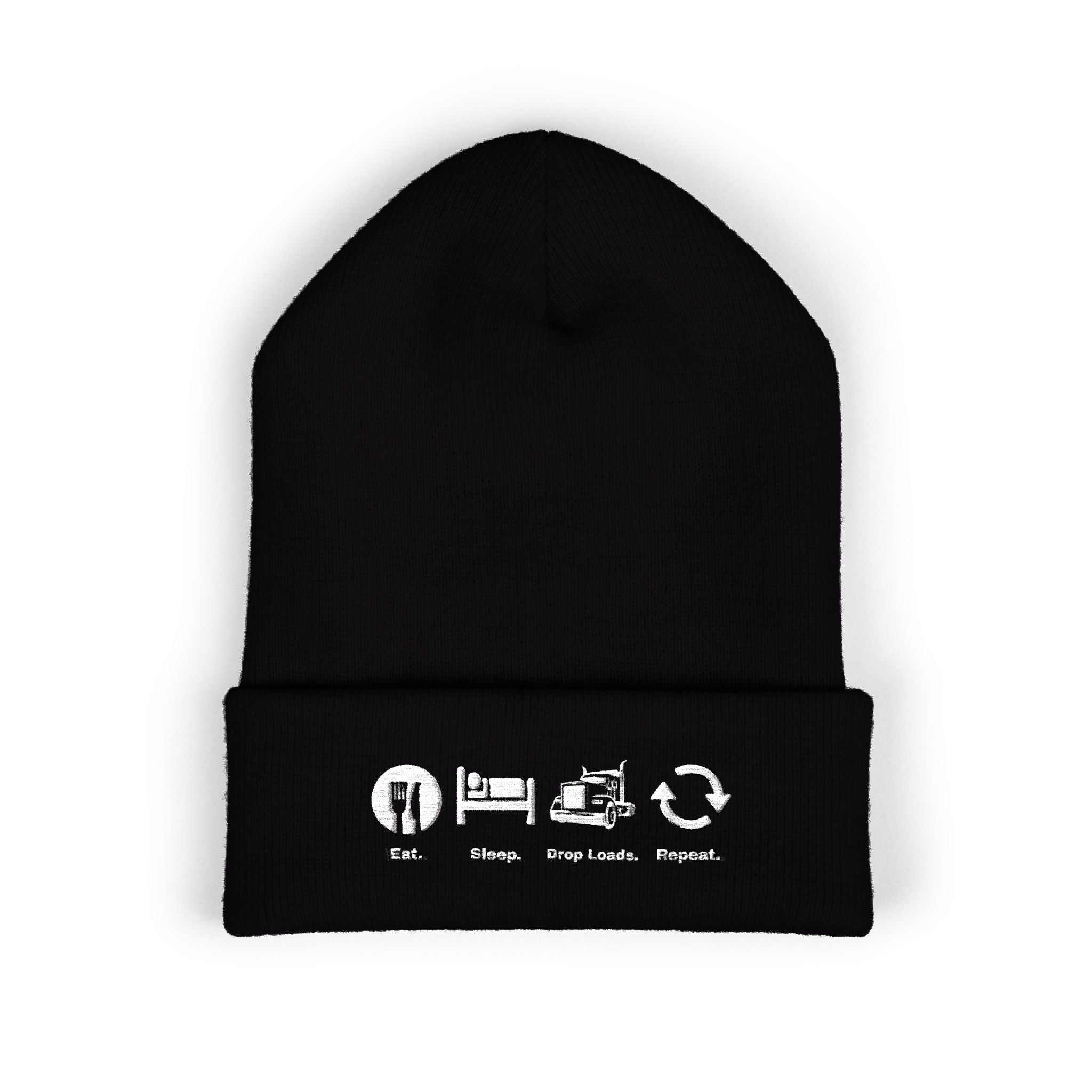 Embroidered Truck Driver Beanie