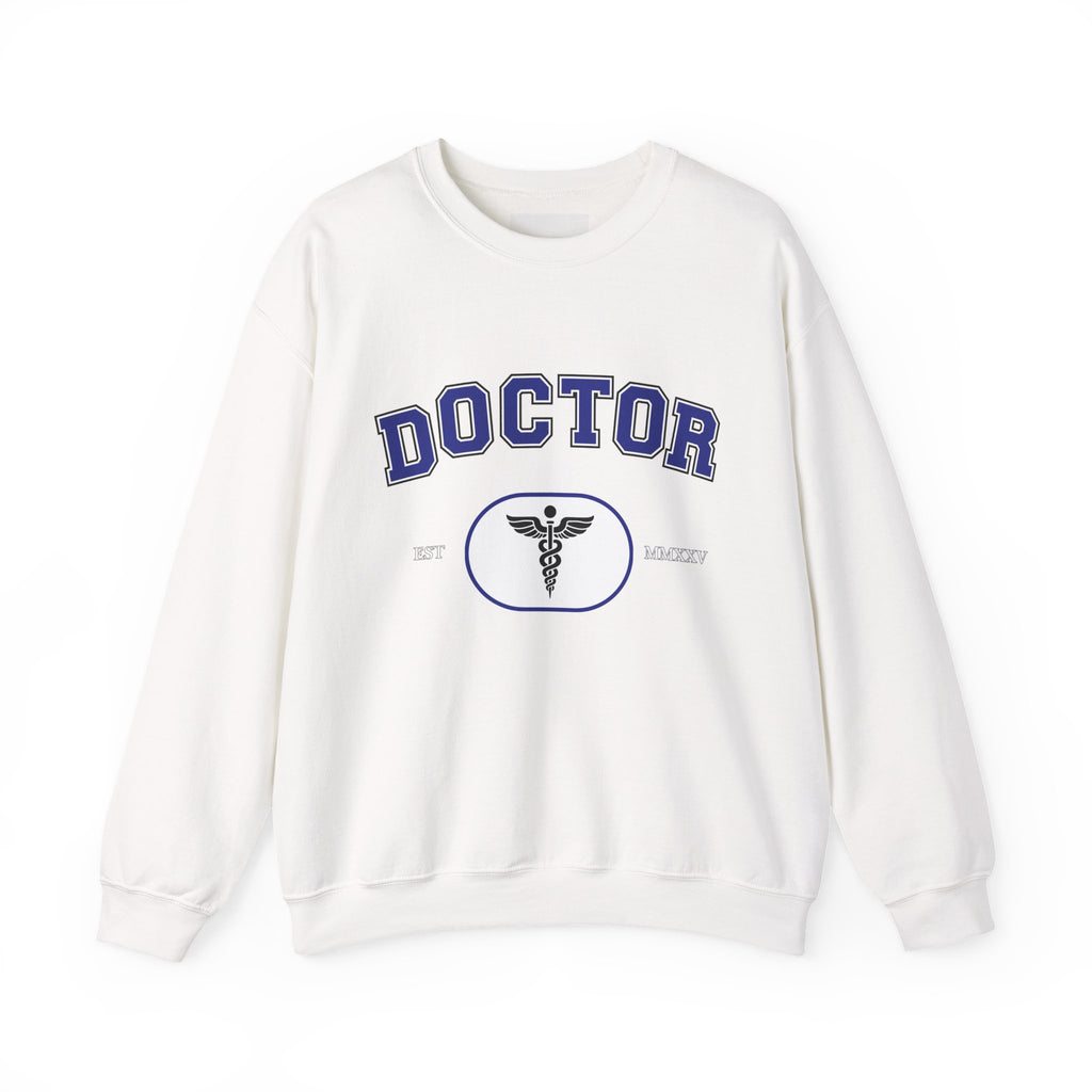 Doctor Graphic Crewneck Sweatshirt | Cozy Gift for Healthcare Workers, Nurse Appreciation, Medical Student Hoodie, Everyday Comfort Wear