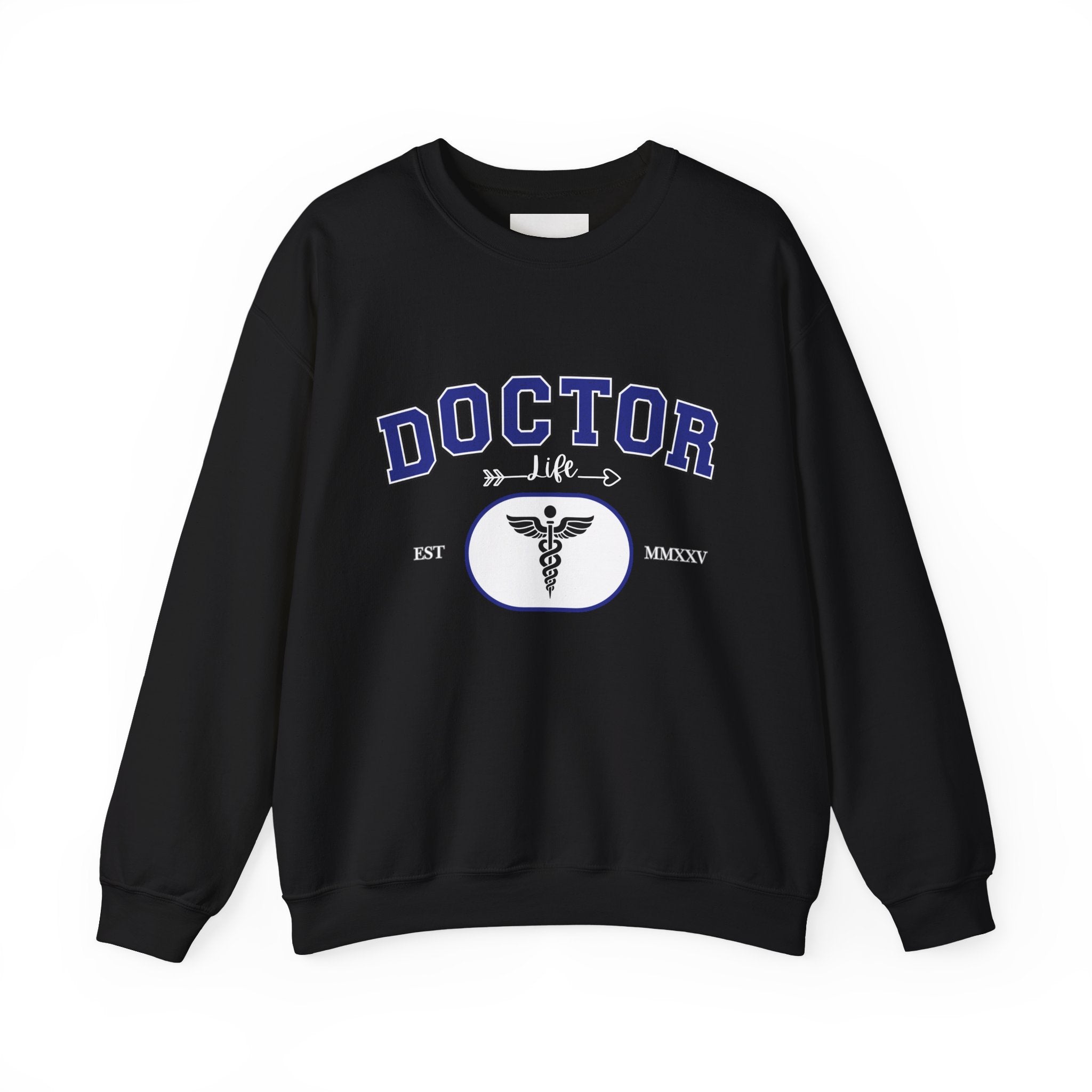 Doctor Graphic Crewneck Sweatshirt | Cozy Gift for Healthcare Workers, Nurse Appreciation, Medical Student Hoodie, Everyday Comfort Wear