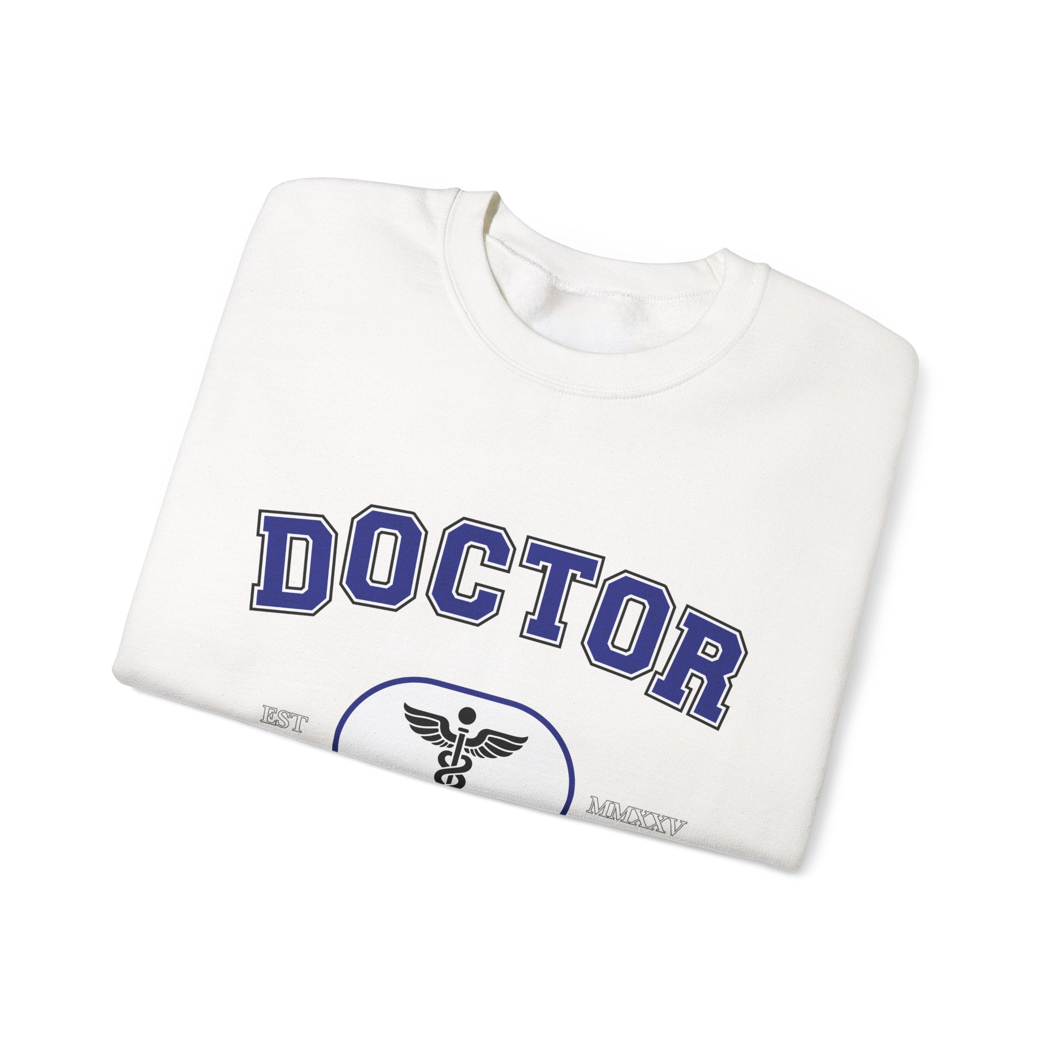Doctor Graphic Crewneck Sweatshirt | Cozy Gift for Healthcare Workers, Nurse Appreciation, Medical Student Hoodie, Everyday Comfort Wear