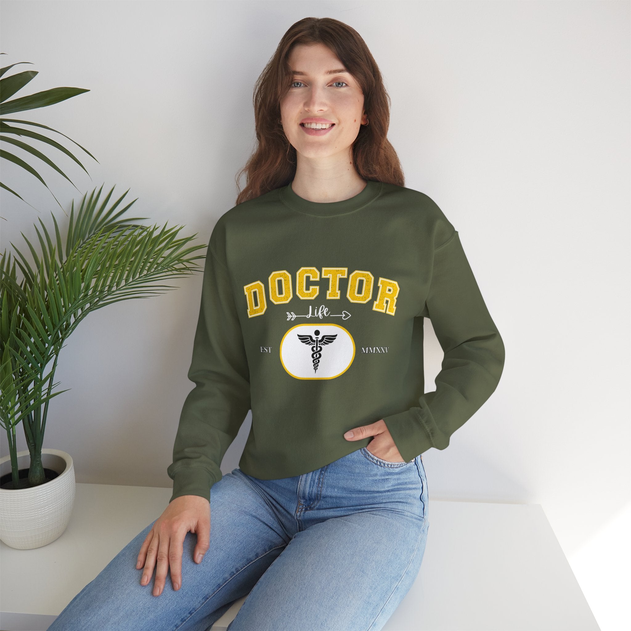 Doctor Crewneck Sweatshirt for Medical Professionals, Doctor Gift, Casual Wear, Medical Student Apparel, Unisex Sweatshirt, Healthcare [...]