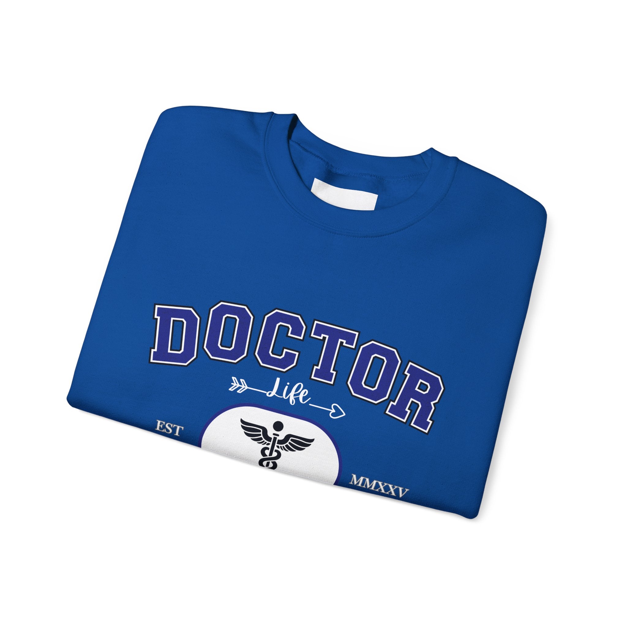 Doctor Graphic Crewneck Sweatshirt | Cozy Gift for Healthcare Workers, Nurse Appreciation, Medical Student Hoodie, Everyday Comfort Wear