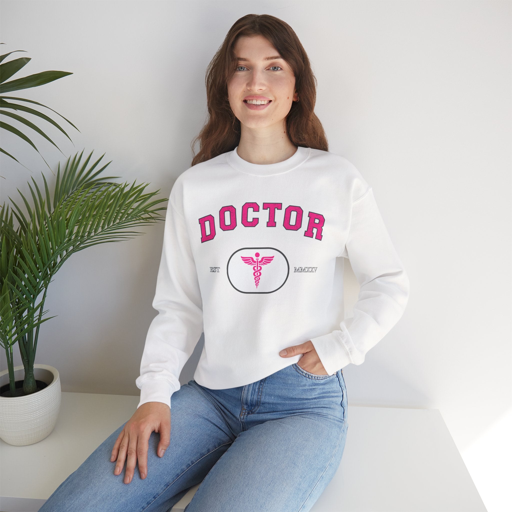 Cute Doctor Sweatshirt, Unisex Crewneck for Medical Professionals, Gift for Healthcare Workers, Funny Nursing Apparel, Cozy Medical [...]