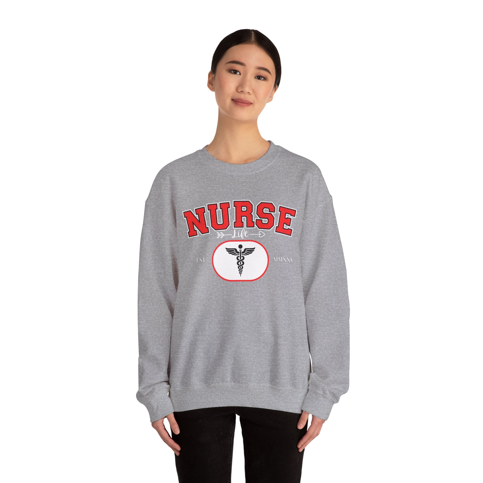 Nurse Sweatshirt | Cozy Crewneck for Healthcare Heroes, Gift for Nurses, Medical Apparel, Nurse Appreciation Week, Graduation Gift