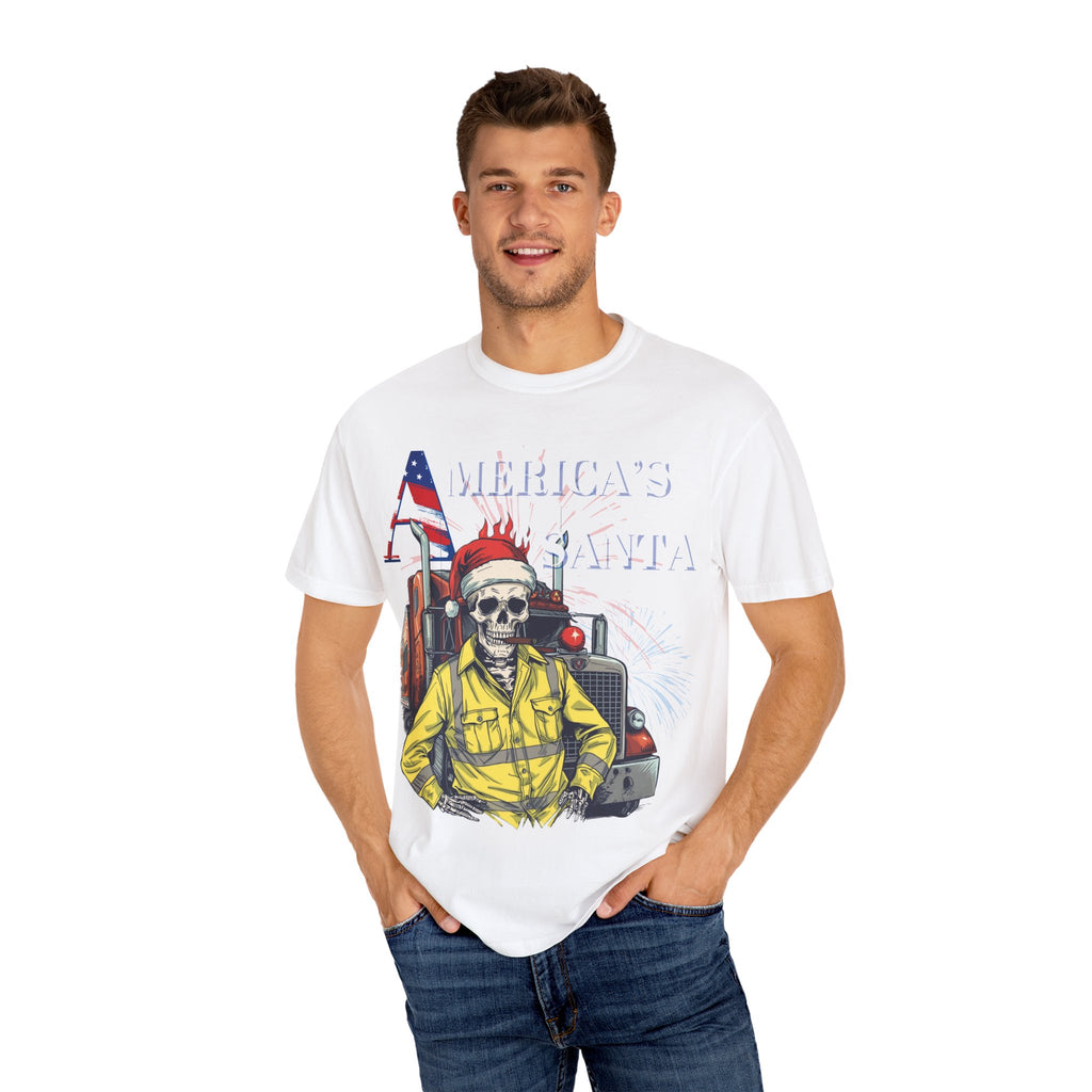 America's Santa Graphics Unisex Trucker tee Tee, Vintage Style T-Shirt, Halloween Costume, Christmas Gift, Unisex Apparel, Trendy Graphic Tee, [...]