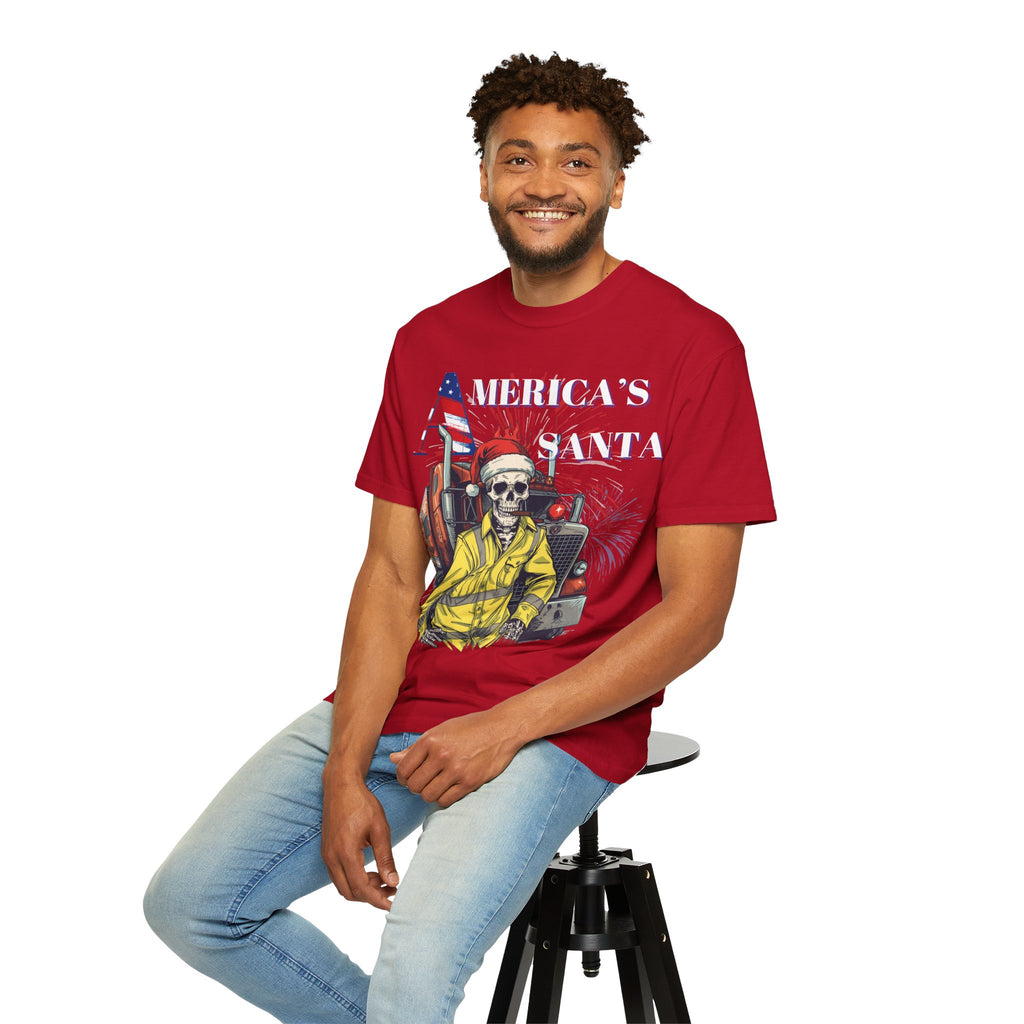 America's Santa Graphics Unisex Trucker tee Tee, Vintage Style T-Shirt, Halloween Costume, Christmas Gift, Unisex Apparel, Trendy Graphic Tee, [...]
