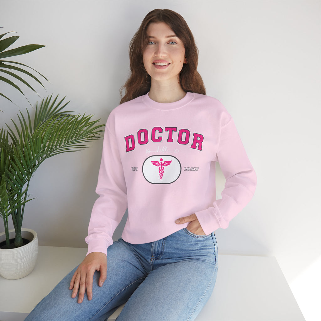 Cute Doctor Sweatshirt, Unisex Crewneck for Medical Professionals, Gift for Healthcare Workers, Funny Nursing Apparel, Cozy Medical [...]
