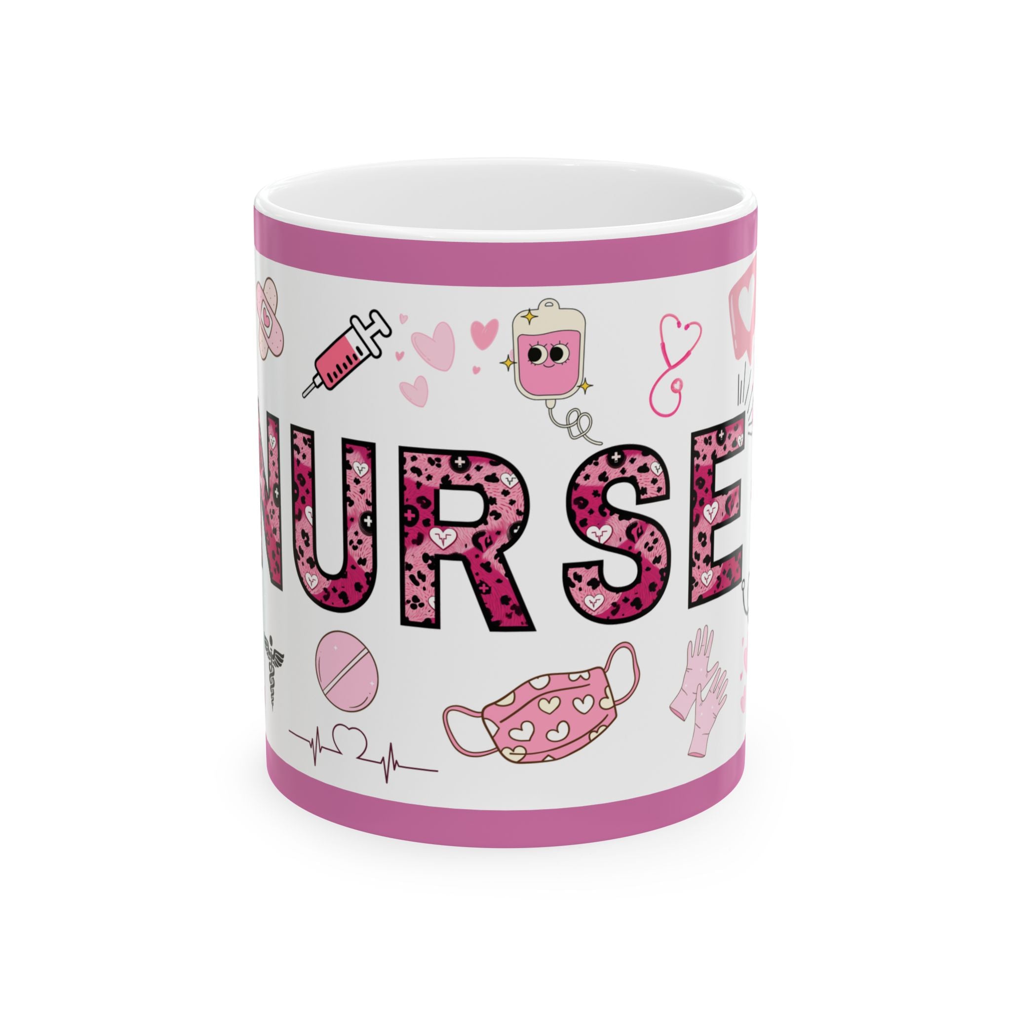 Nurse Ceramic Mug, Cute Nurse Gift, Healthcare Worker Coffee Cup, Gift for Nurses, Nurses Week Celebration