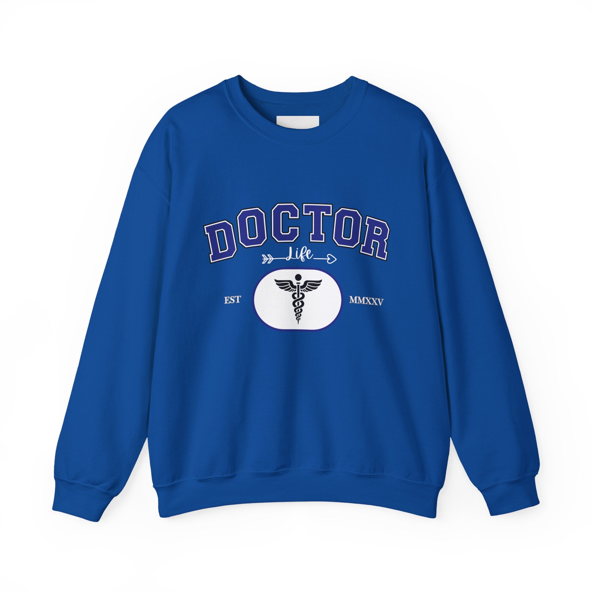 Doctor Graphic Crewneck Sweatshirt | Cozy Gift for Healthcare Workers, Nurse Appreciation, Medical Student Hoodie, Everyday Comfort Wear