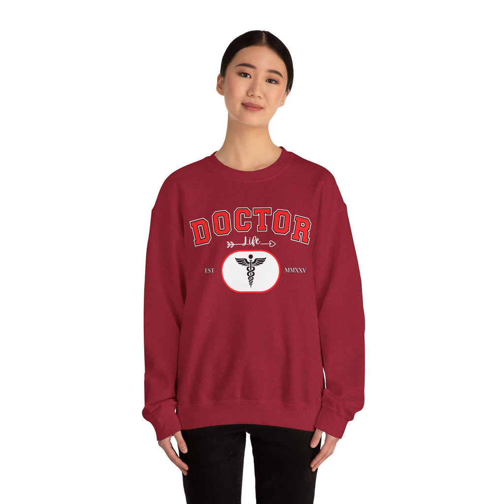 Doctor Crewneck Sweatshirt, Unisex Sweatshirt, Medical Gift, Graduation, Nurse Appreciation, Healthcare Apparel, Cozy Gift