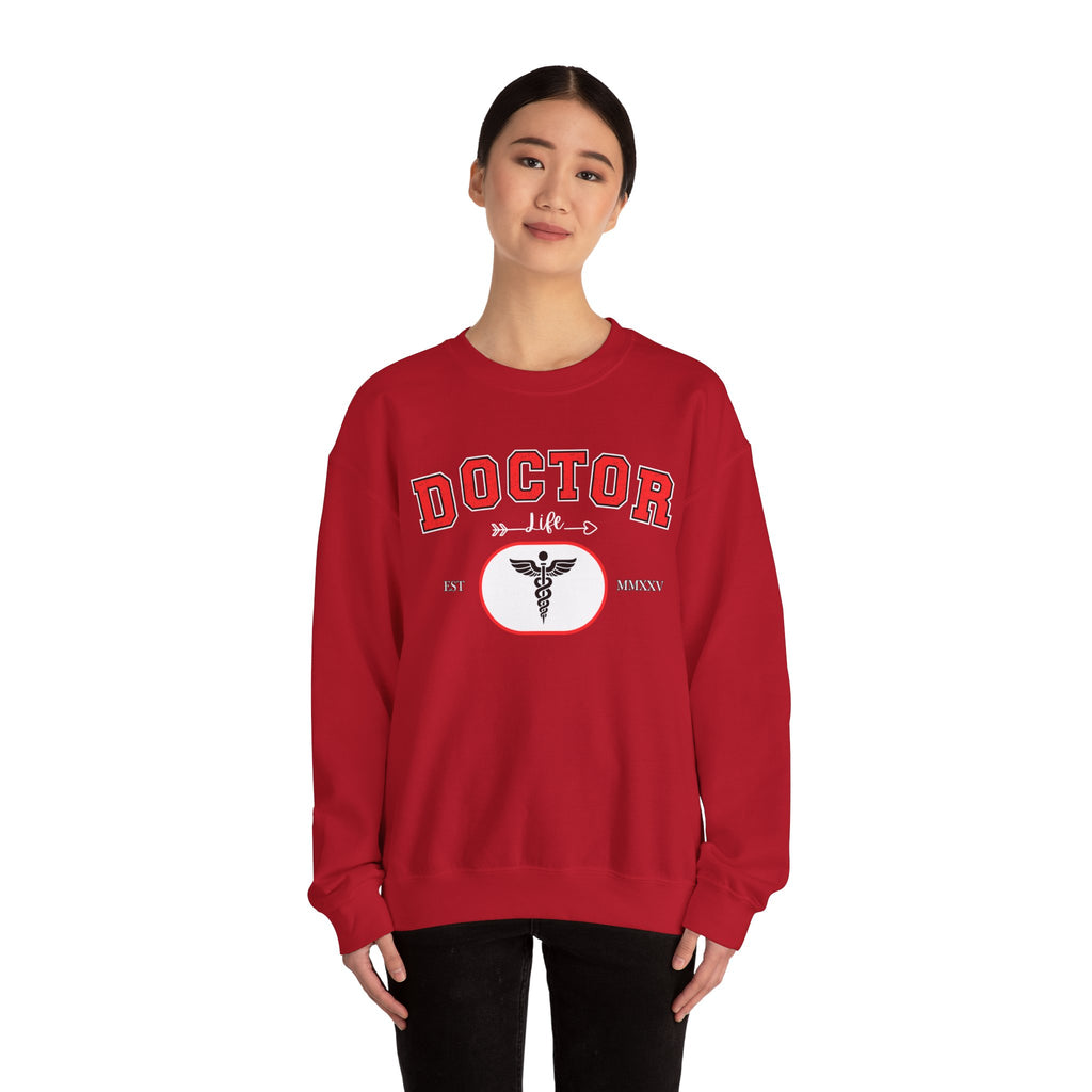 Doctor Crewneck Sweatshirt, Unisex Sweatshirt, Medical Gift, Graduation, Nurse Appreciation, Healthcare Apparel, Cozy Gift