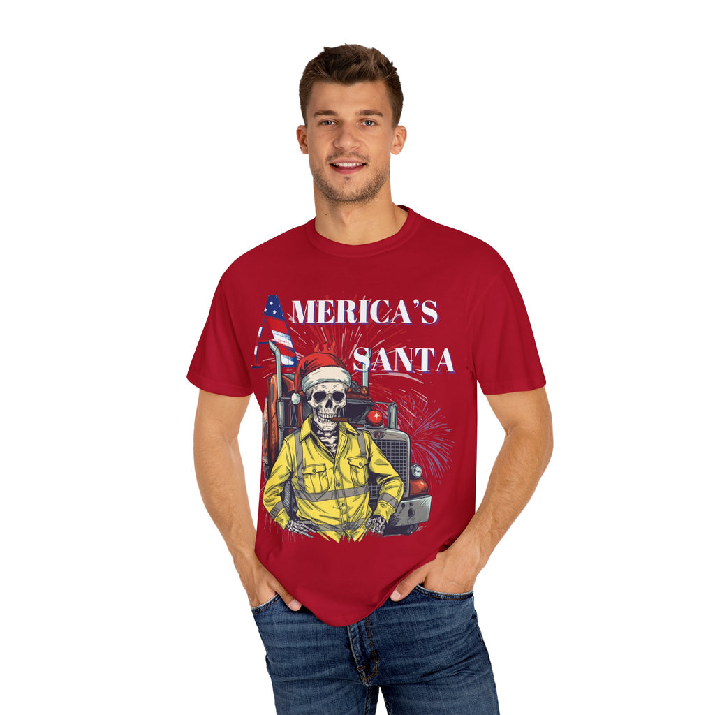 America's Santa Graphics Unisex Trucker tee Tee, Vintage Style T-Shirt, Halloween Costume, Christmas Gift, Unisex Apparel, Trendy Graphic Tee, [...]