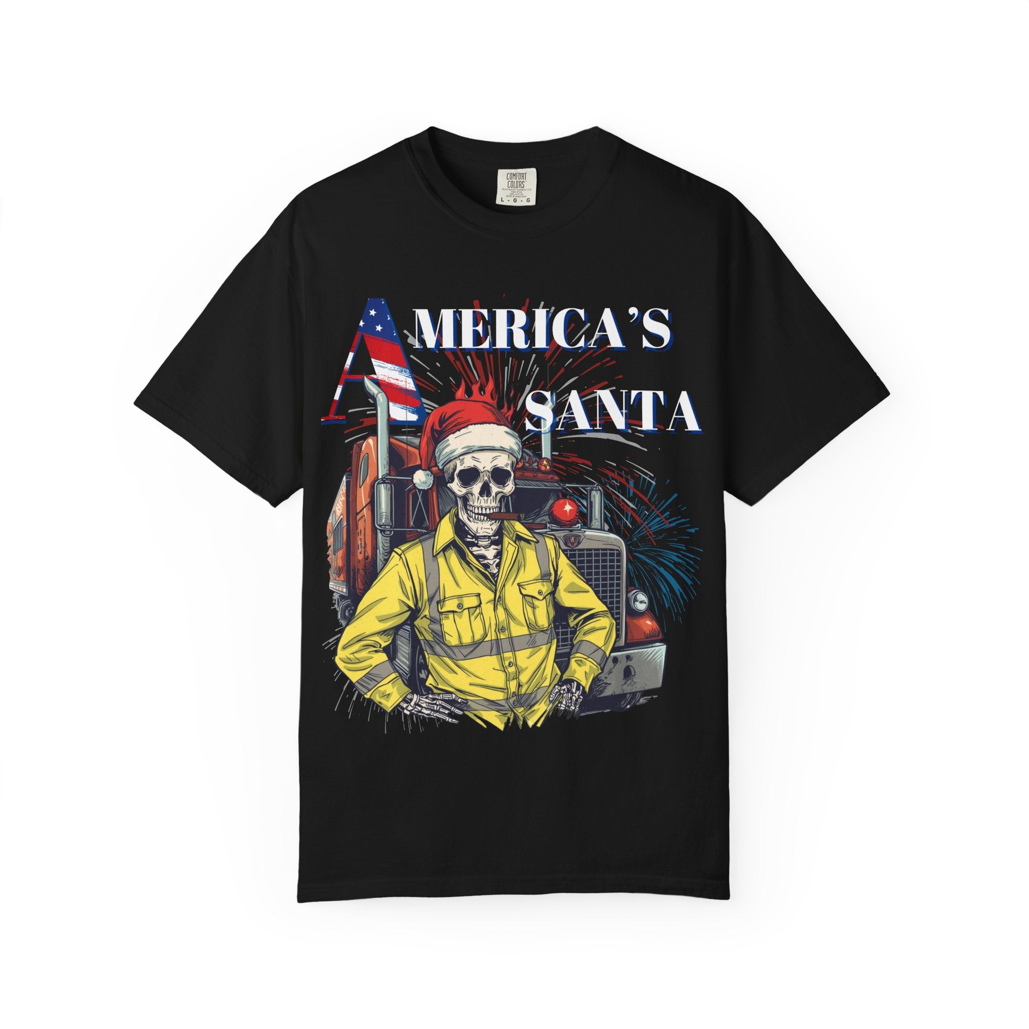 America's Santa Graphics Unisex Trucker tee Tee, Vintage Style T-Shirt, Halloween Costume, Christmas Gift, Unisex Apparel, Trendy Graphic Tee, [...]