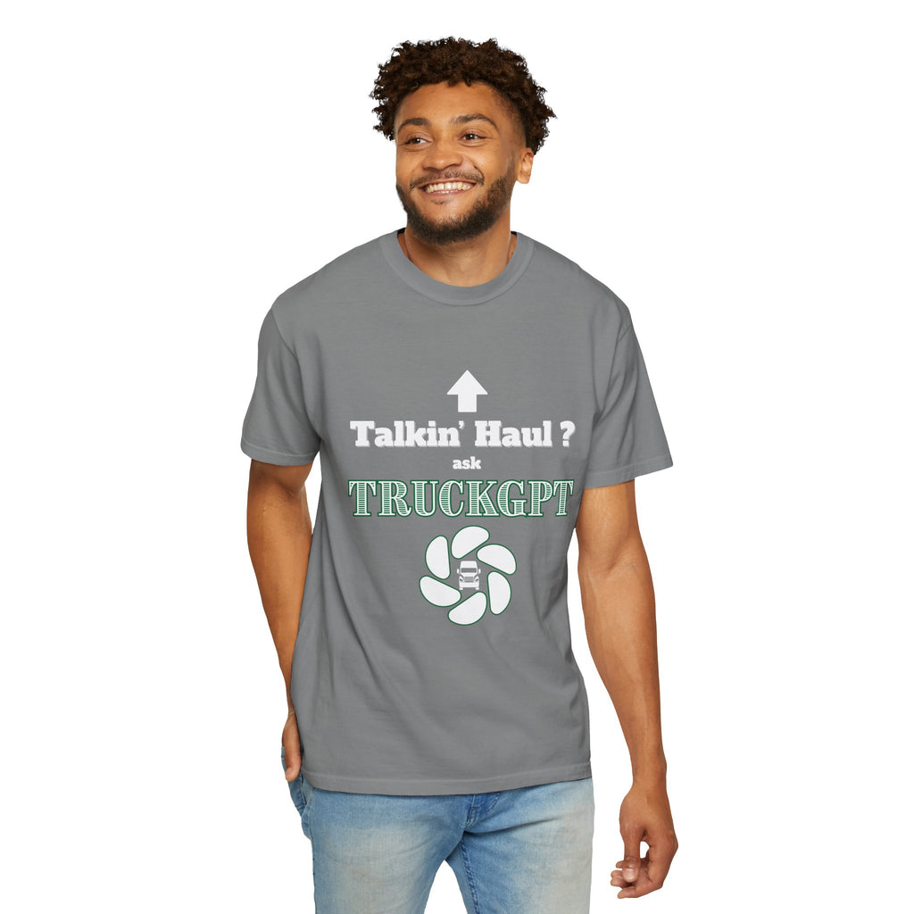 Casual Graphic Tee for Truck Enthusiasts, Perfect for Road Trips, Gifts, and Everyday Wear - Talkin' Haul?