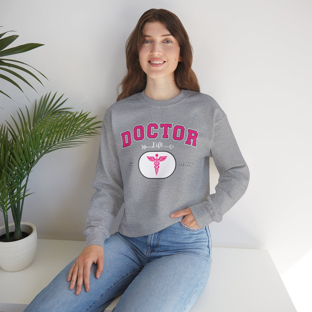 Cute Doctor Sweatshirt, Unisex Crewneck for Medical Professionals, Gift for Healthcare Workers, Funny Nursing Apparel, Cozy Medical [...]