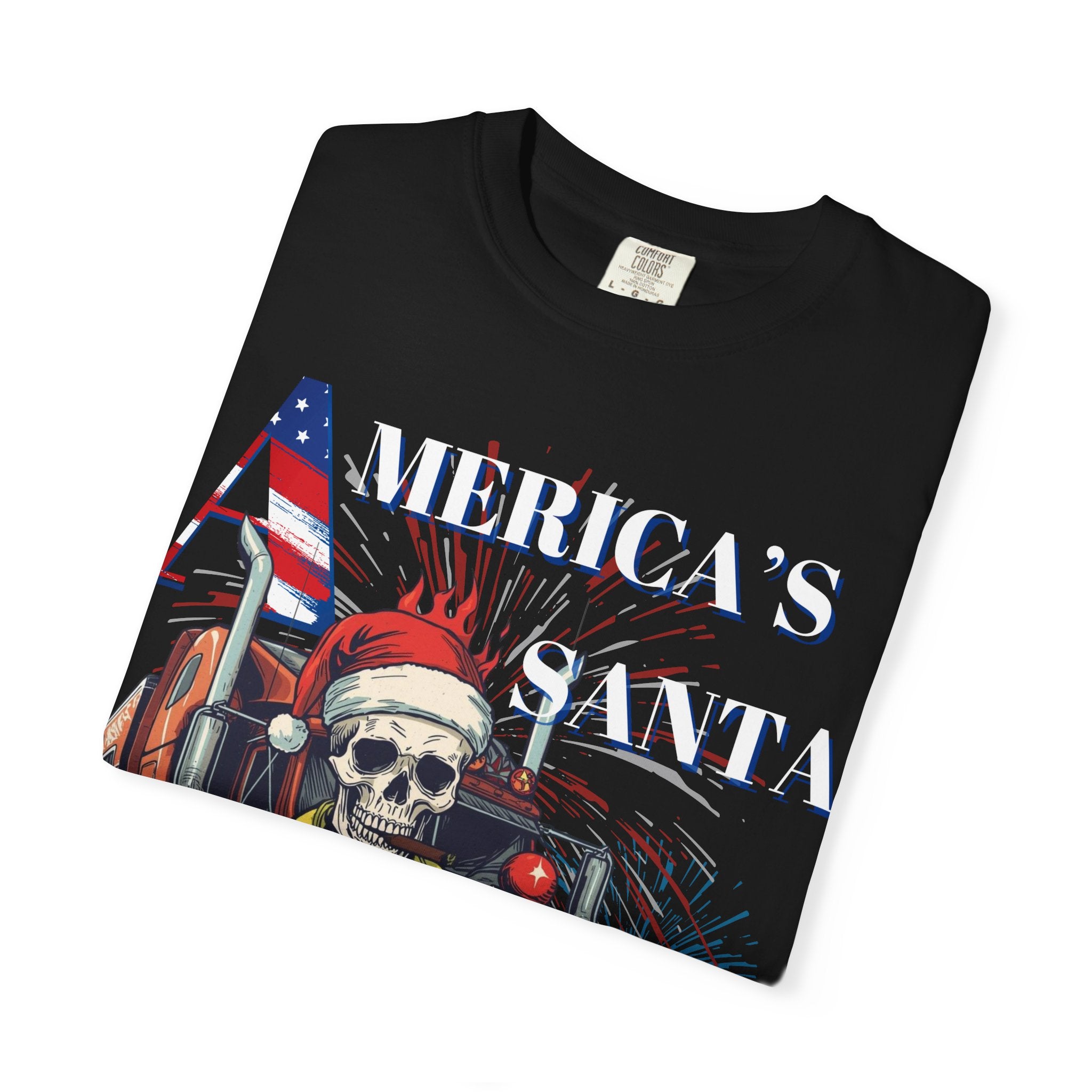 America's Santa Graphics Unisex Trucker tee Tee, Vintage Style T-Shirt, Halloween Costume, Christmas Gift, Unisex Apparel, Trendy Graphic Tee, [...]