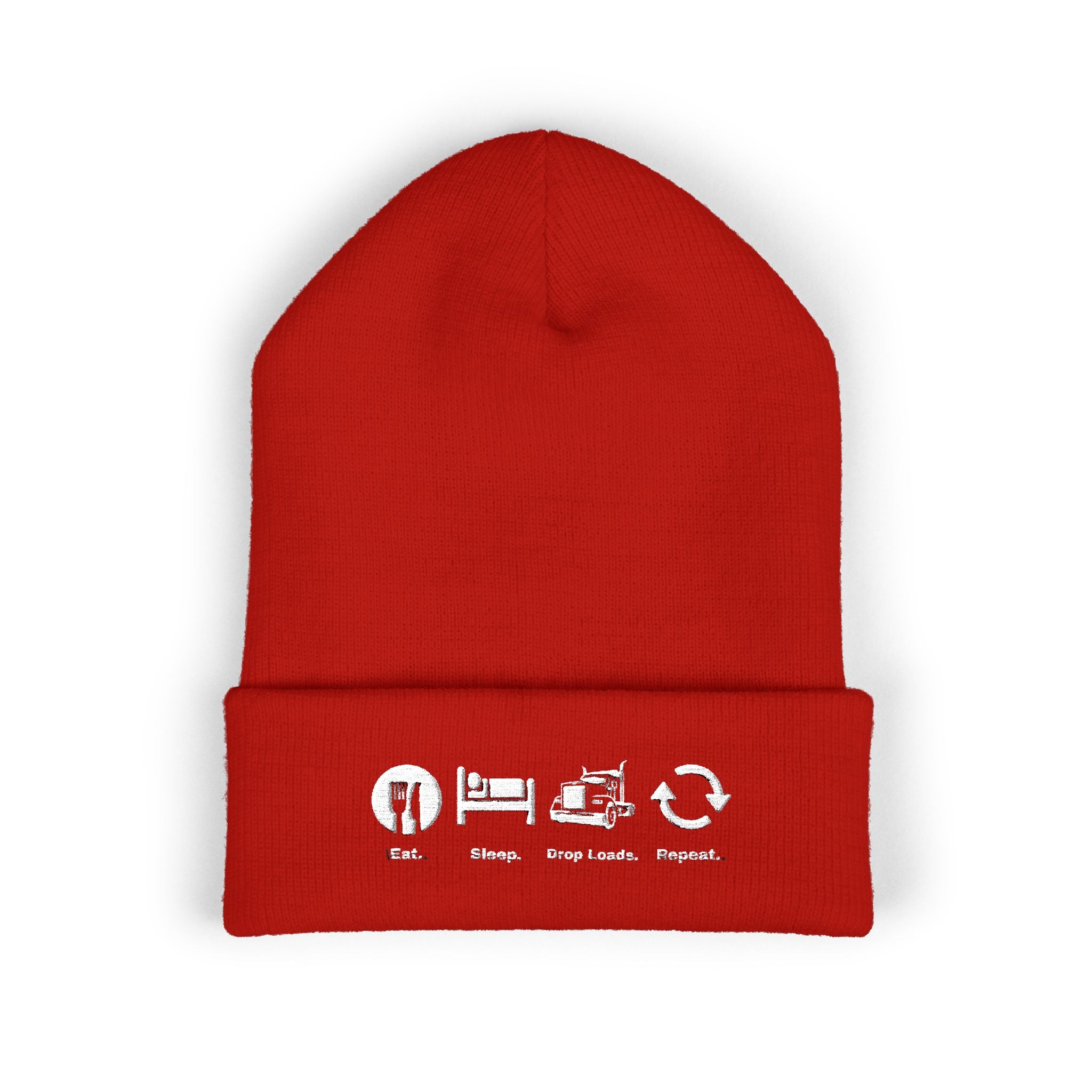 Embroidered Truck Driver Beanie