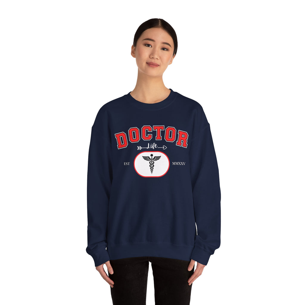 Doctor Crewneck Sweatshirt, Unisex Sweatshirt, Medical Gift, Graduation, Nurse Appreciation, Healthcare Apparel, Cozy Gift
