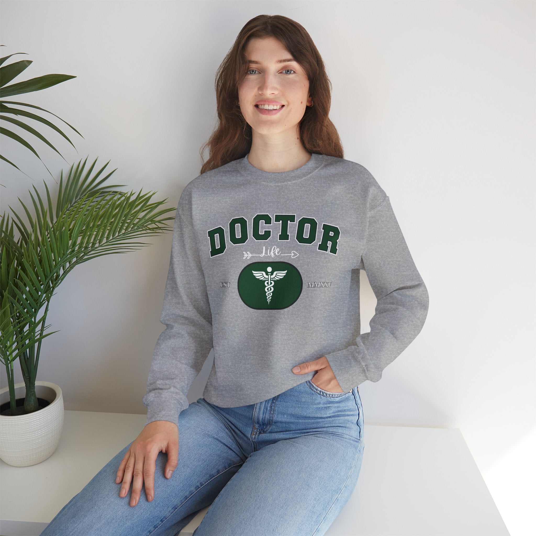 Doctor Crewneck Sweatshirt - Gift for Medical Professionals, Nursing Apparel, Medical Student Hoodie, Healthcare Worker Pride, Funny [...]