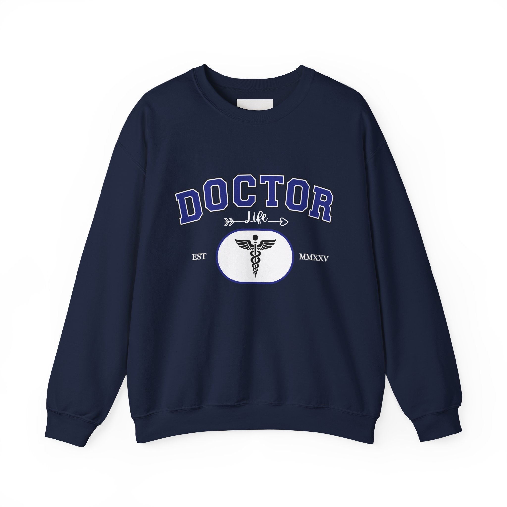 Doctor Graphic Crewneck Sweatshirt | Cozy Gift for Healthcare Workers, Nurse Appreciation, Medical Student Hoodie, Everyday Comfort Wear