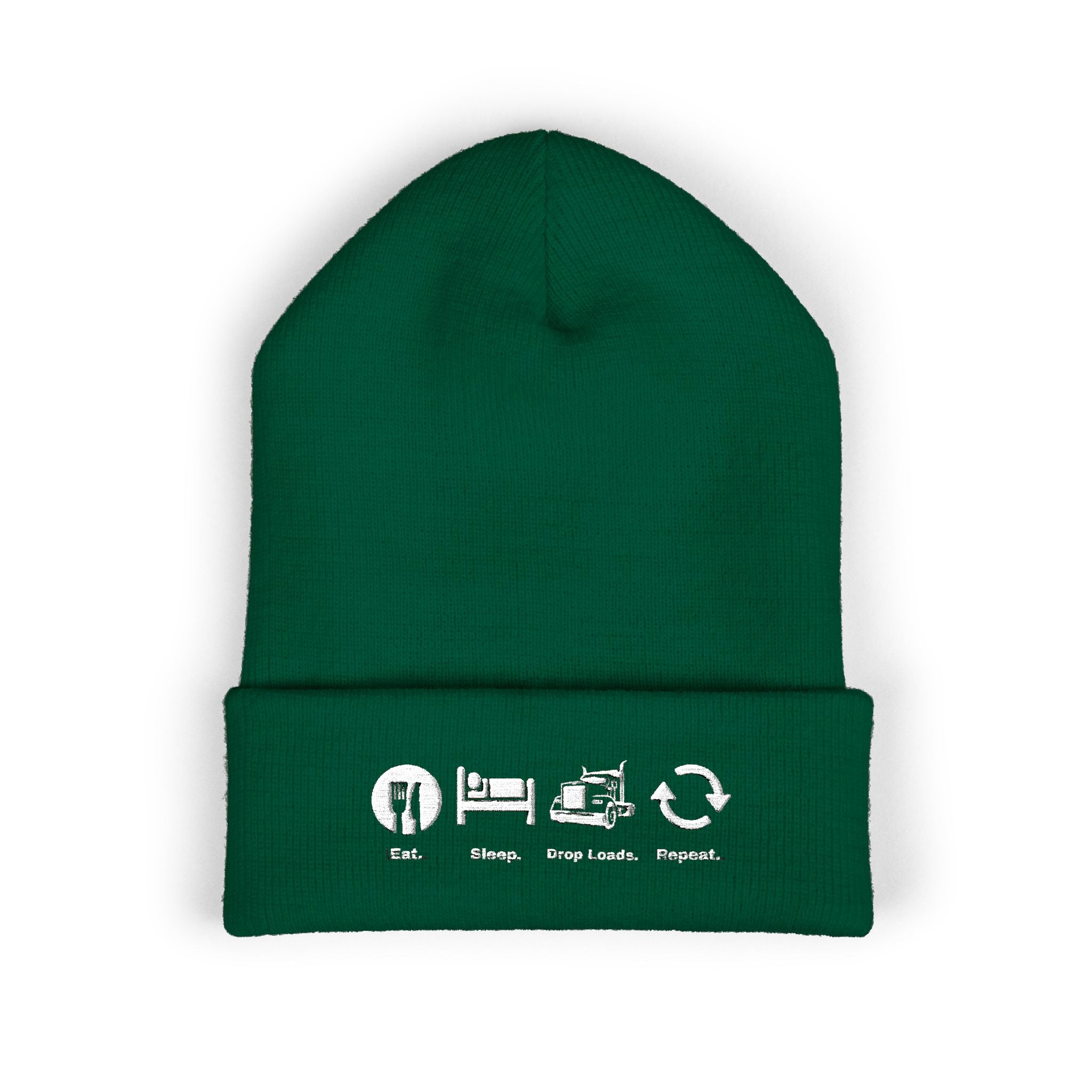 Embroidered Truck Driver Beanie