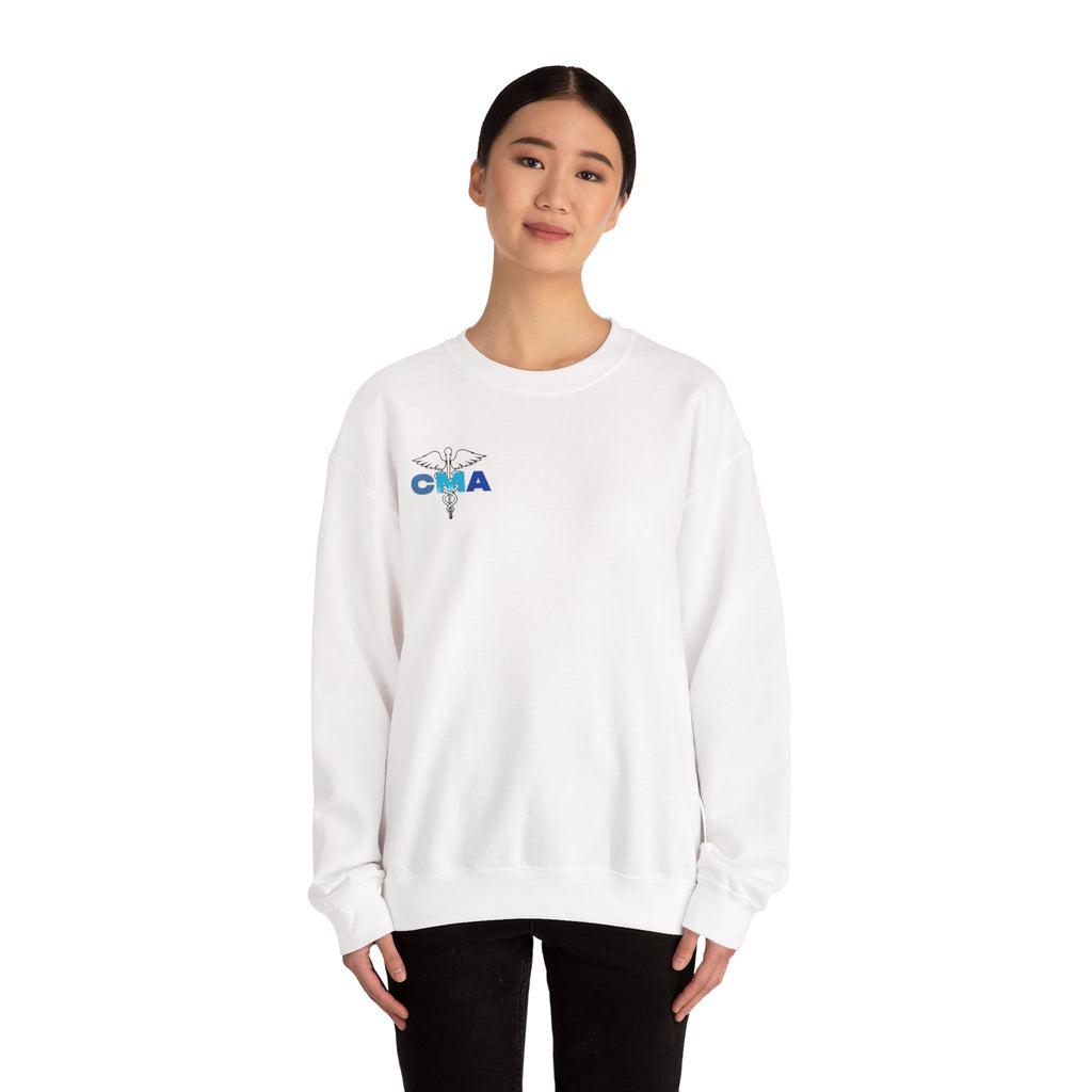 Custom Name CMA Healthcare Sweatshirt for Medical Professionals, Cozy Crewneck, Perfect Gift for Nurses and Students, Casual Comfort Wear
