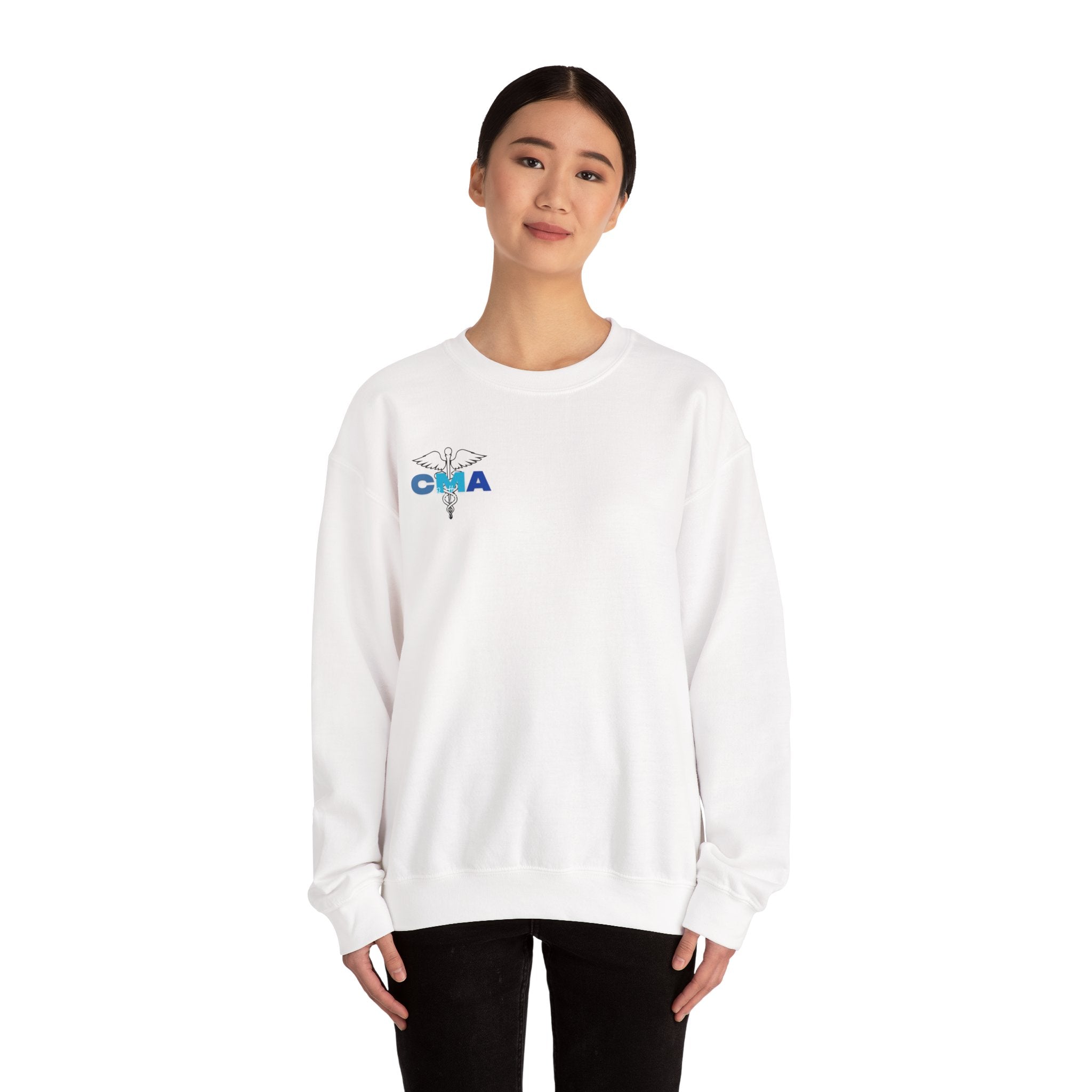 Custom Name CMA Healthcare Sweatshirt for Medical Professionals, Cozy Crewneck, Perfect Gift for Nurses and Students, Casual Comfort Wear