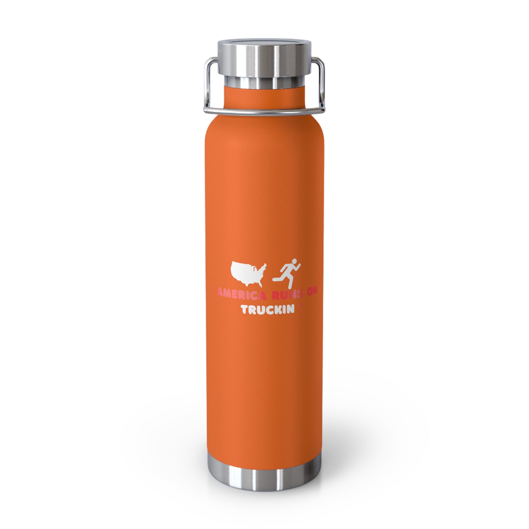 America Run On Truckin' Water Bottle | 22oz Insulated Stainless