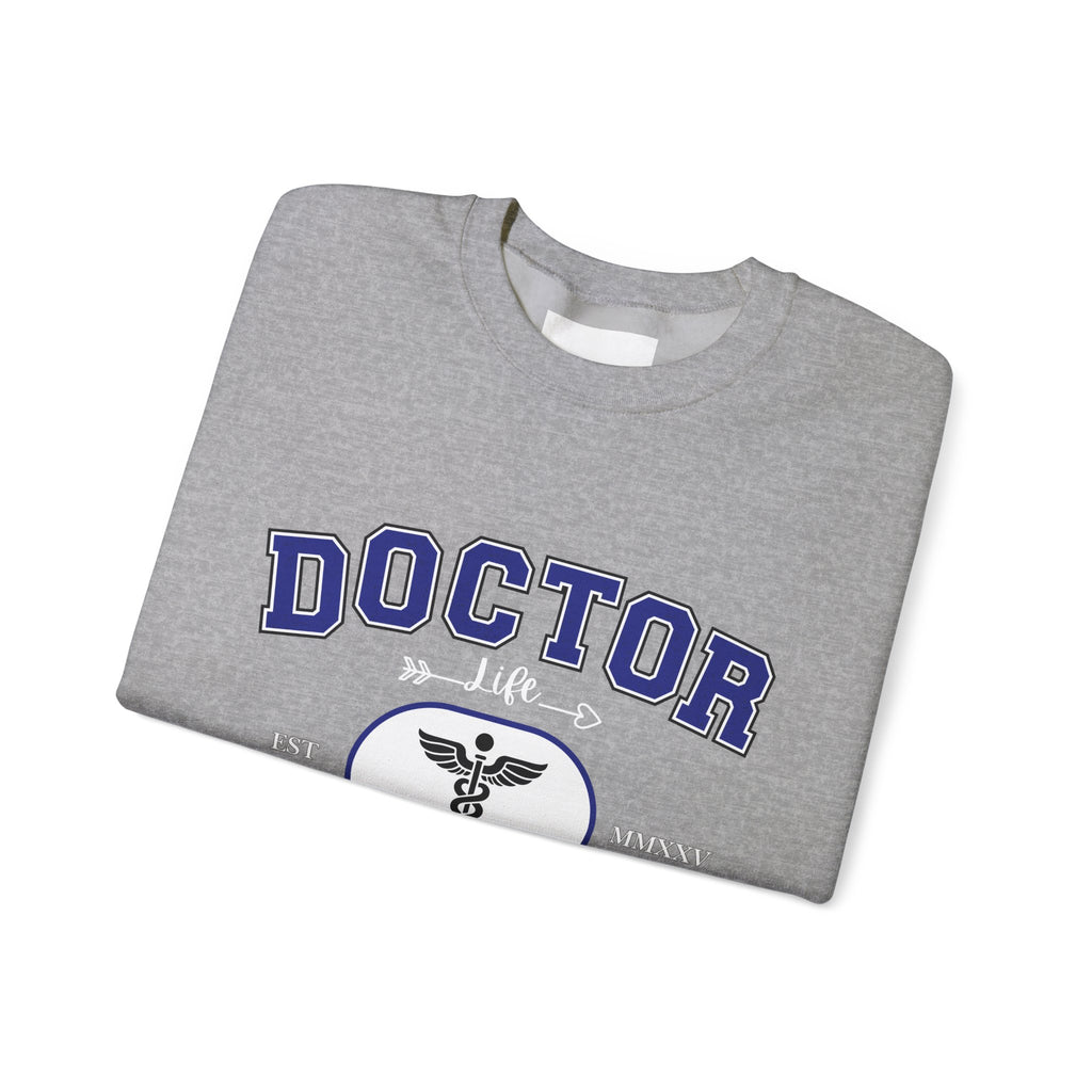Doctor Graphic Crewneck Sweatshirt | Cozy Gift for Healthcare Workers, Nurse Appreciation, Medical Student Hoodie, Everyday Comfort Wear