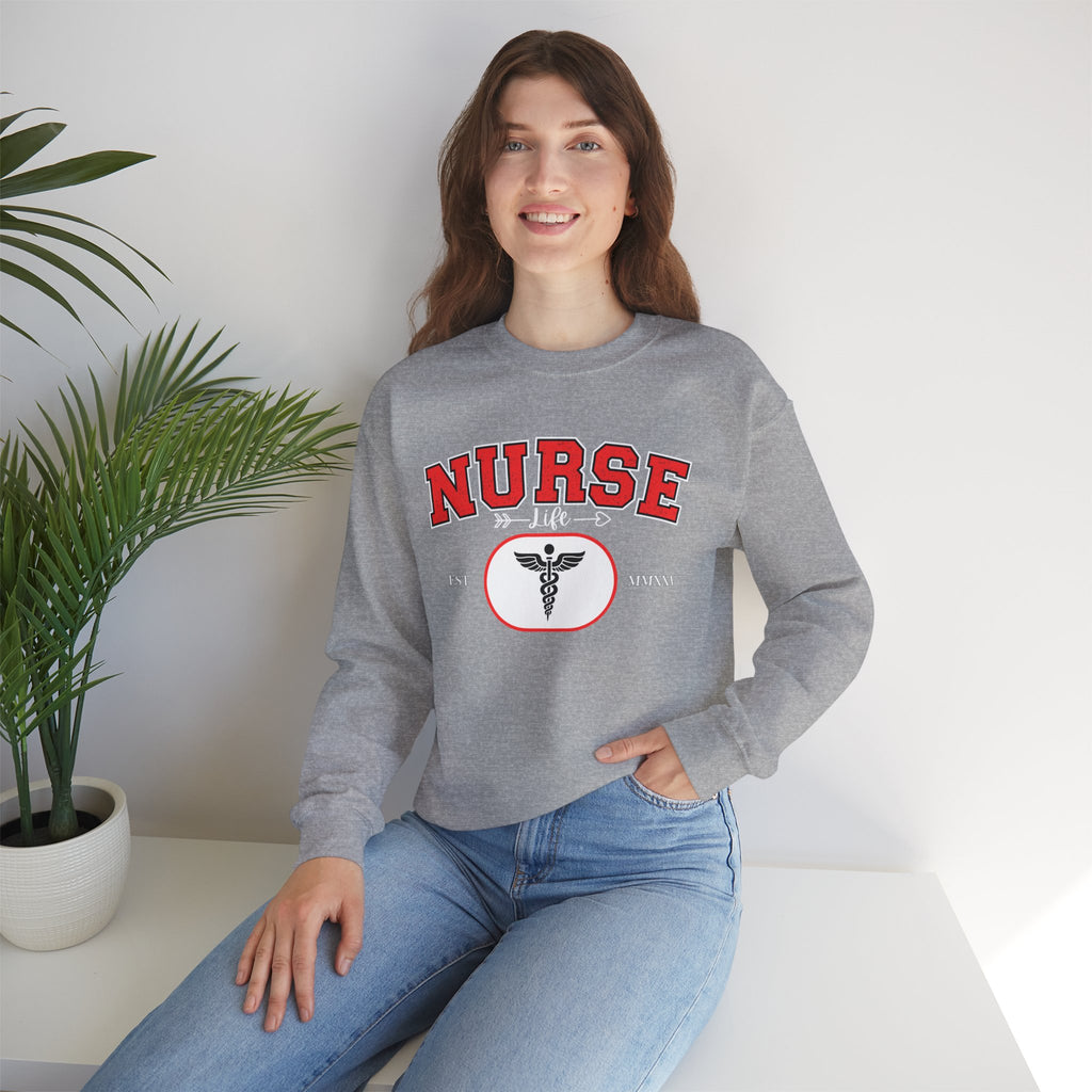 Nurse Sweatshirt | Cozy Crewneck for Healthcare Heroes, Gift for Nurses, Medical Apparel, Nurse Appreciation Week, Graduation Gift